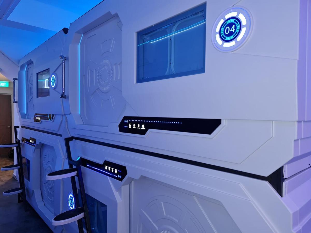 Galaxy Pods Capsule Hotel Boat Quay Singapur Exterior foto